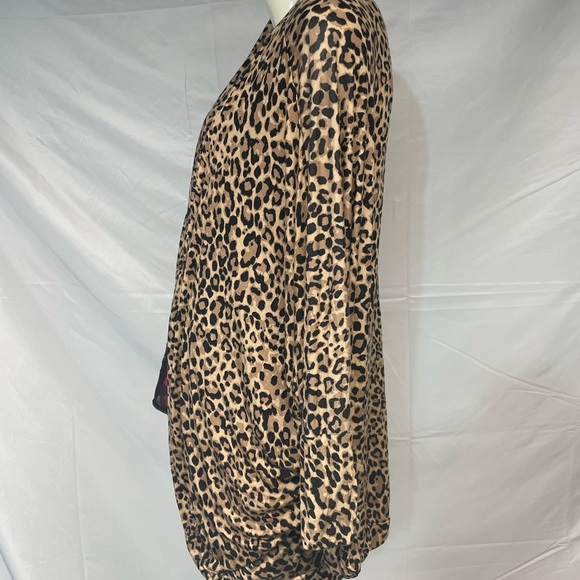 Zenana Outfitters Cheetah Cardigan- Women’s Small - Picture 2 of 5